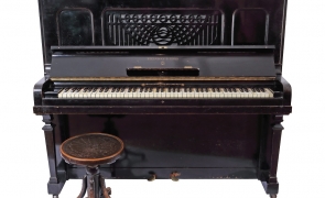 Piesă istorică Steinway & Sons pian vertical model Vertegrand