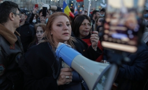 Inquam protest Diana Șoșoacă
