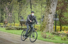 Klaus Iohannis bicicleta