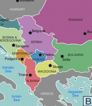 balcani albania muntenegru serbia kosovo croatia bosnia