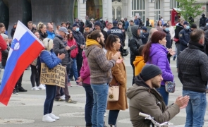 Ljubljana Slovenia protest
