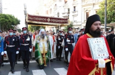belgrad serbia procesiune preoti