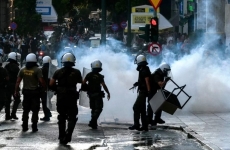 Grecia politie manifestanti protest