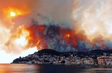 incendiu Grecia insula Evia