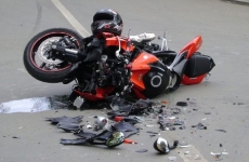 motocicleta accident