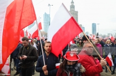 Polonia manifest protest