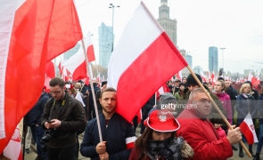 Polonia manifest protest