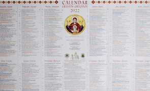 calendar crestin ortodox 2022