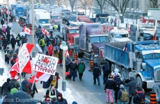 protest camione Canada