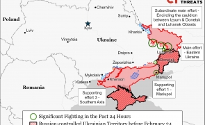 harta războiului, 11 mai 2022, ucraina