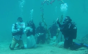 Nuntă subacvatică