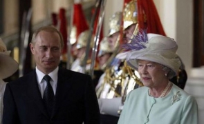 Putin regina Elisabeta
