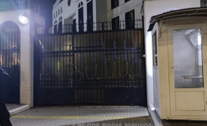 ambasada rusia chisinau vandalism
