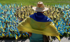 Ucraina steag drapel
