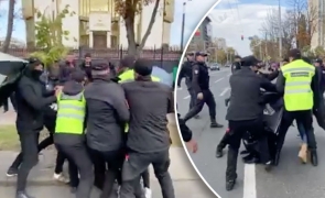 incidente Chisinau protest