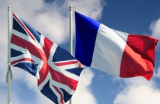Marea Britanie Franta steag 