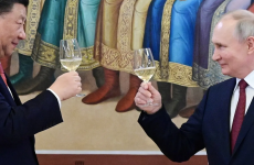 Xi Jinping Vladimir Putin toast