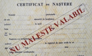 certificat de nastere vechi