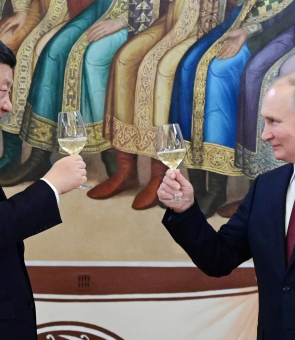 Xi Jinping Vladimir Putin toast