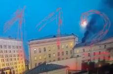 incendiu cladrire ministerul apararii moscova rusia