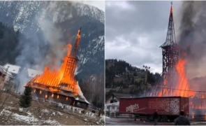 biserica de lemn borsa, incendiu