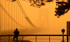 Podul George Washington New York fum