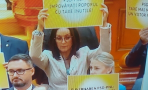 protest AUR parlament Ciolacu