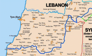 Israel Liban harta 