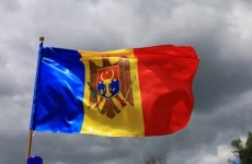 Moldova steag drapel