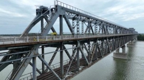 Podul Prieteniei Giurgiu–Ruse a fost închis circulației pentru lucrări urgente de reparații pe partea bulgară