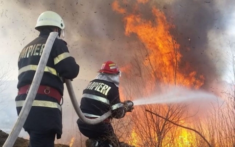 Ultima oră! Incendiu puternic la marginea Bucureștiului: Au fost alertate opt autospeciale