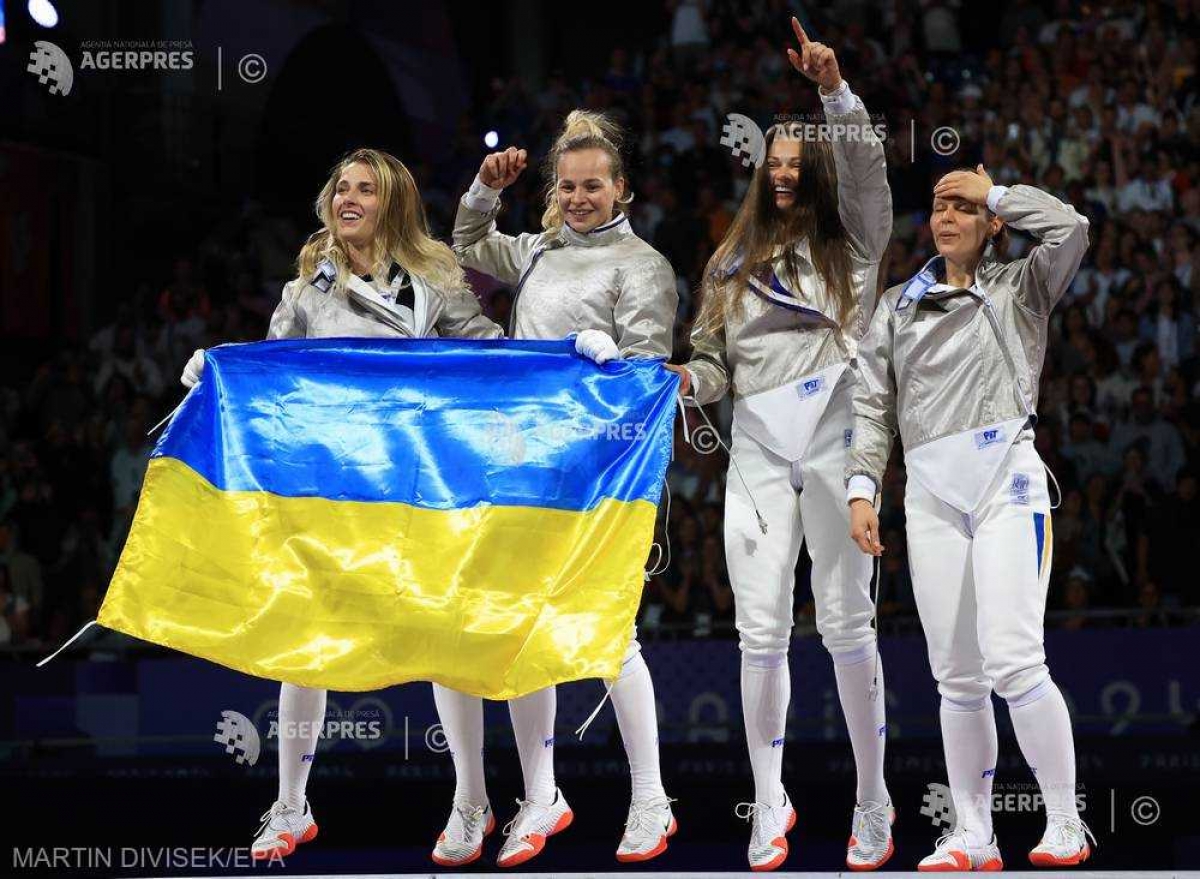 Olga Harlan a adus, cu o ultimă tuşă, aurul echipei feminine de sabie a Ucrainei / Clasamentul final al probei de sabie feminin pe echipe