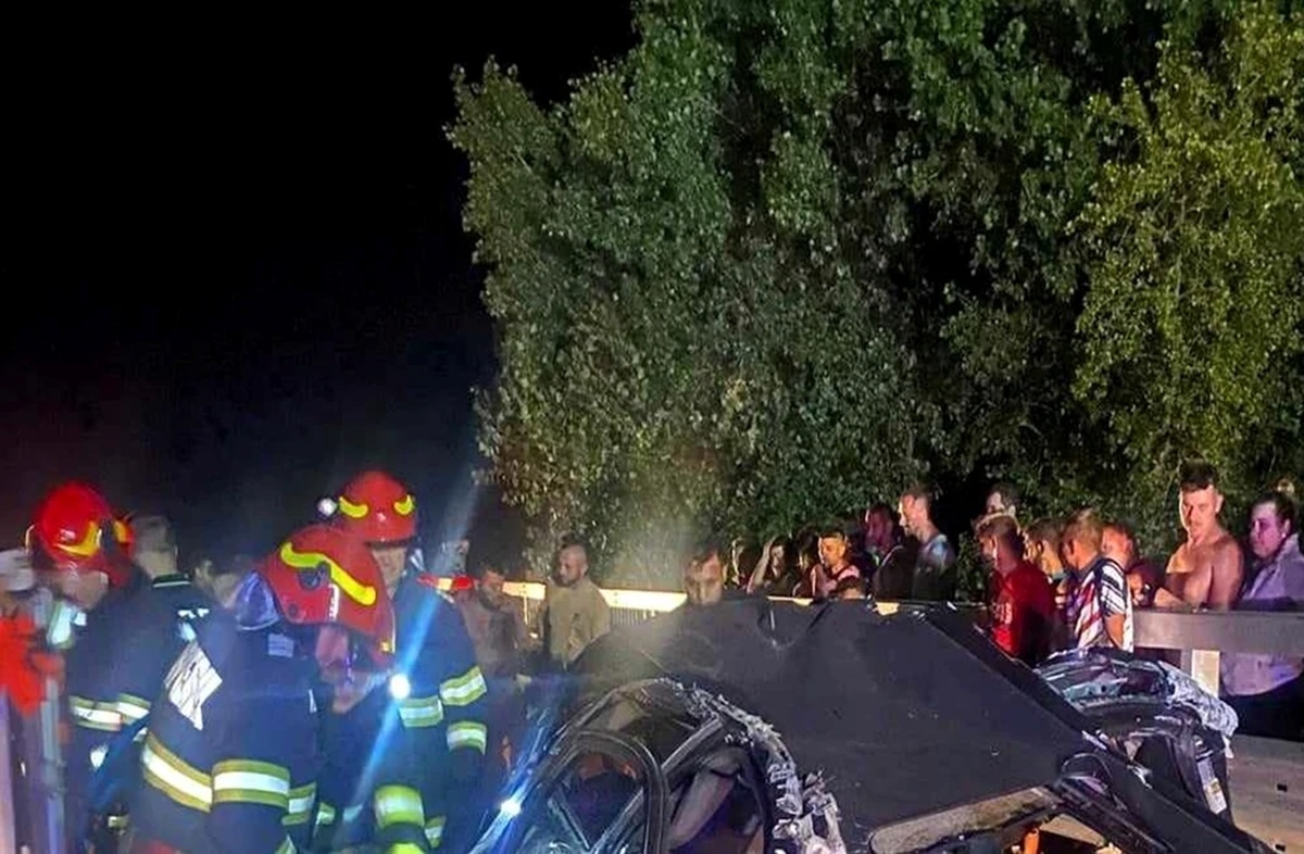 Accident aproape de Geoagiu – Cinci bărbați aflați într-o mașină au murit pe loc