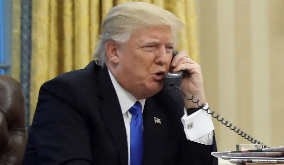 trump telefon
