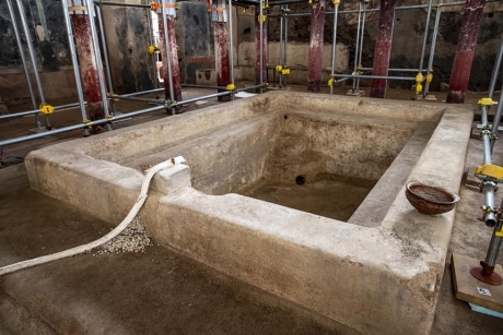 FOTO Săpăturile din Pompeiul antic au scos la iveală un complex somptuos de băi private