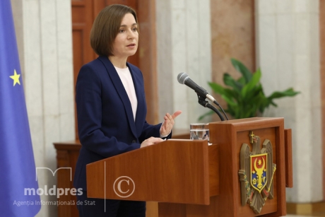 Maia Sandu face precizări, după ce liderul din Transnistria s-a declarat dispus să accepte şi să plătească pentru gazele furnizate de Moldovagaz