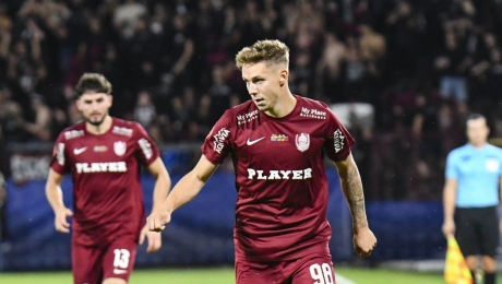 CFR Cluj domină Farul cu 3-1: Louis Munteanu, omul meciului