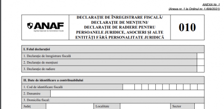 Declarația 010 va arăta diferit. ANAF a modificat formatul pentru a include impozitul suplimentar pentru instituțiile de credit și taxa pe stâlp