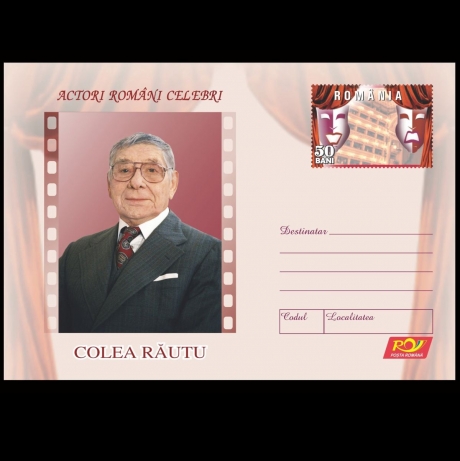 Romfilatelia emite o serie de mărci poștale în memoria actorului Colea Răutu