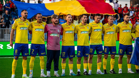 Minifotbal: România, eliminată în optimile Cupei Mondiale de la Baku, după ce cedat cu 1-2 la lovituri de departajare