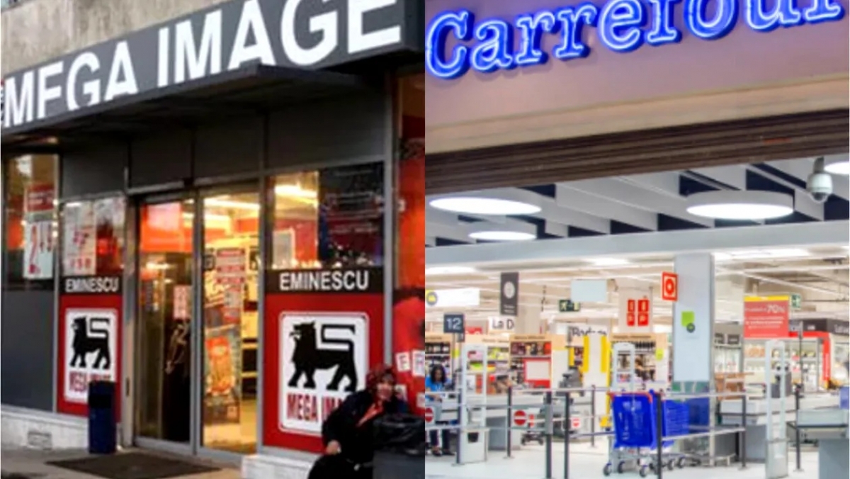 `Mega Image vrea să cumpere Carrefour România` / Este sesizat Consiliul Concurenței: `Se formează un oligopol`