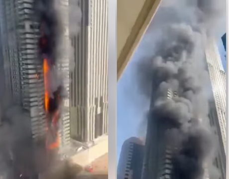 VIDEO Incendiu uriaș în Dubai: Zgârie-nori de 67 de etaje în flăcări! Mii de oameni dormeau în timp ce clădirea ardea