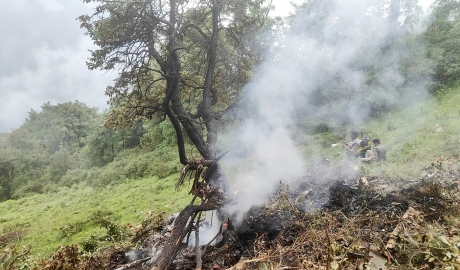 O nouă dramă aviatică în India. Un elicopter s-a prăbușit în nordul țării. Nu sunt supraviețuitori