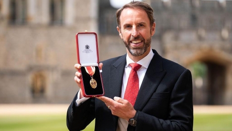 Antrenorul englez, Gareth Southgate, înnobilat de Prințul William la Castelul Windsor