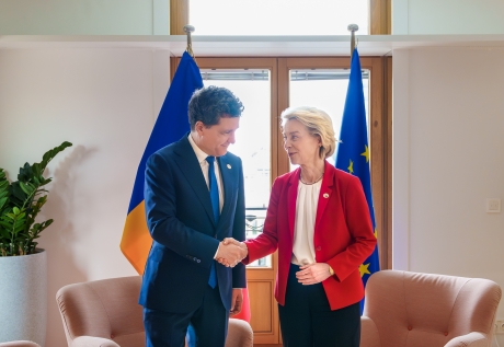 VIDEO Nicușor Dan, întâlnire extrem de importantă cu Ursula von der Leyen: Negocieri pentru PNRR-ul României