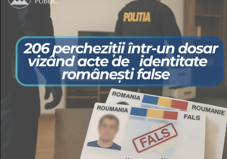 Breaking - Percheziții de amploare la instituții publice și locuințe private: Este vizată destructurarea unei rețele care fabrica identități false