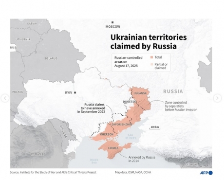 Harta teritoriilor aflate în joc la negocierile dintre Rusia și Ucraina. Zelenski avertizează: 'Dacă cedăm Donbasul, vom provoca un al treilea război'