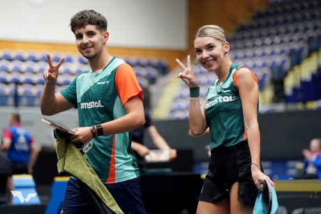 Bernadette Szocs și Eduard Ionescu, bronz la Europe Smash 2025