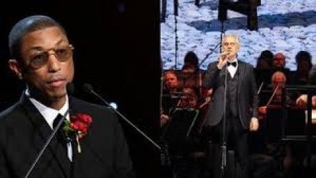 Pharrell Williams şi Andrea Bocelli vor susţine un concert gratuit în Piaţa Sfântul Petru din Roma